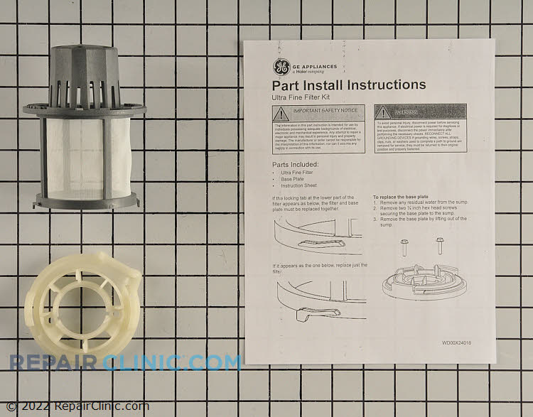 Dishwasher Filter WD49X24057 Fast Shipping Repair Clinic