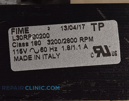 Draft Inducer Motor B4833001S Alternate Product View