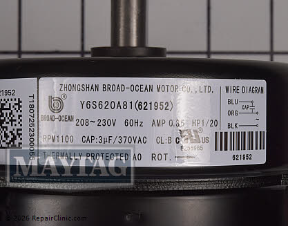 Fan Motor 621952R Alternate Product View