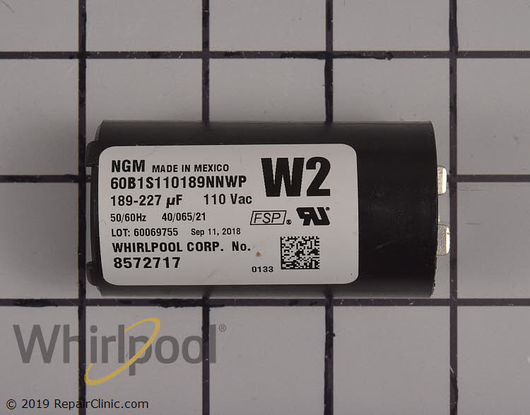 Start Capacitor WP482156 Alternate Product View