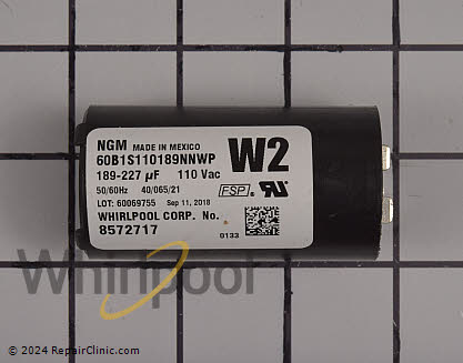 Start Capacitor WP482156 Alternate Product View