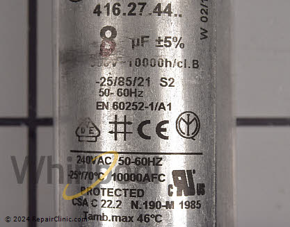 Capacitor W10416842 Alternate Product View