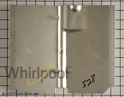 Burner Baffle W10272528 Alternate Product View