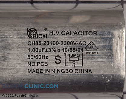 High Voltage Capacitor W10561770 Alternate Product View