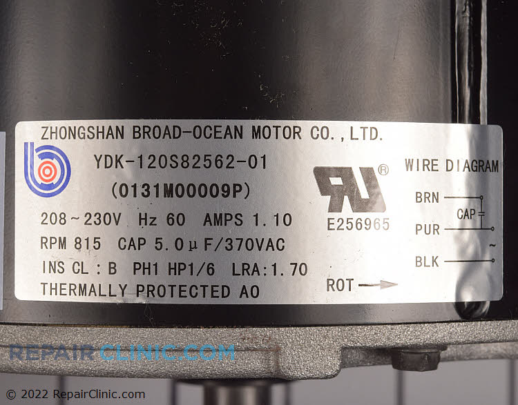 Condenser Fan Motor 0131M00009PSP