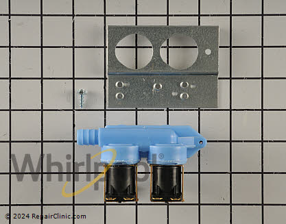 thumbnail interactive-video image 1 of Universal Water Inlet Valve 285805 - Compatible With Whirlpool, Kenmore, KitchenAid, Maytag Washers 1 of 5