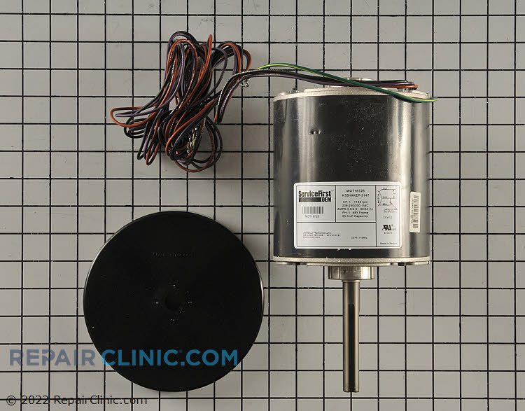 OEM Upgraded Replacement for Trane Fan Motor MOT18725 OEM Upgraded Replacement for Trane Fan Motor MOT18725