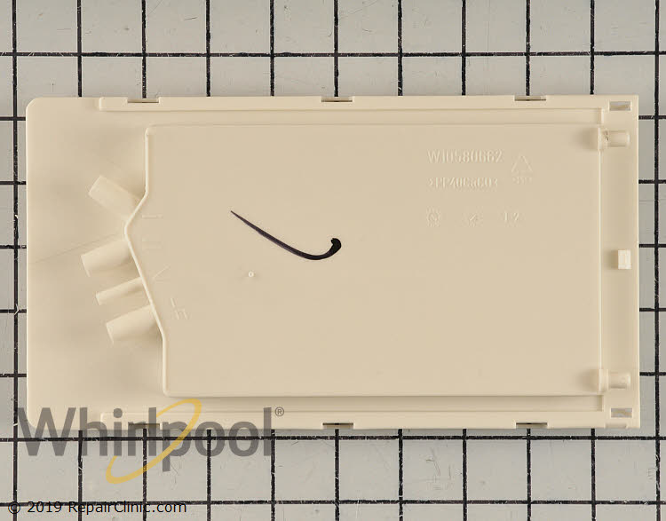 Detergent Dispenser Cover W10580651 Whirlpool Replacement Parts