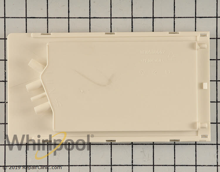 Detergent Dispenser Cover W10580651 Whirlpool Replacement Parts