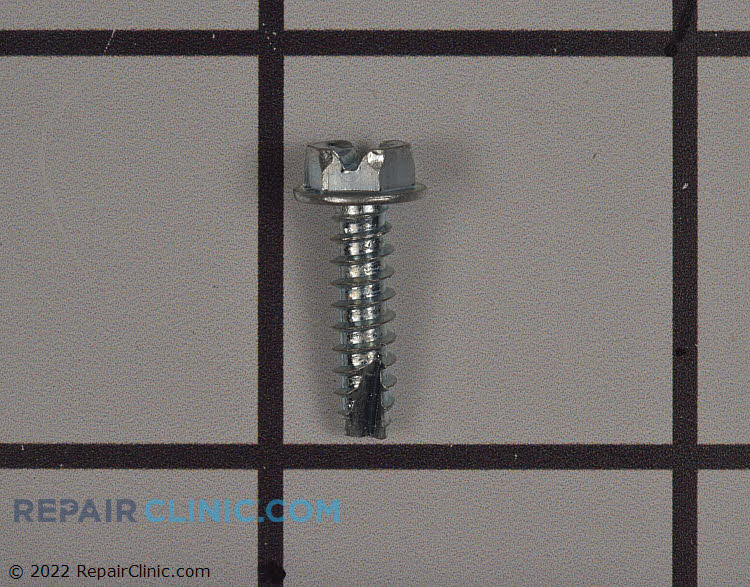 Screw, 8-18 x 5/8 hex-head slotted