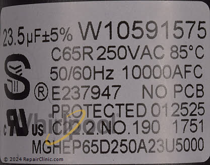 Circulation Pump W10815709 Alternate Product View