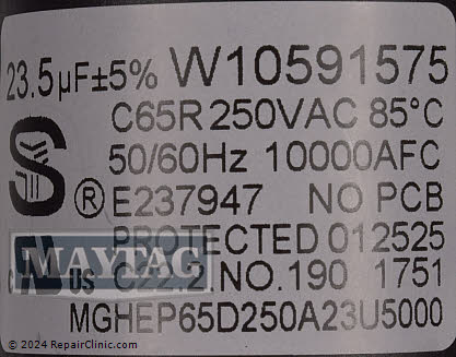 Circulation Pump W10815709 Alternate Product View
