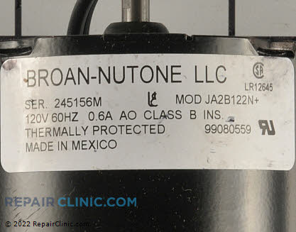 Fan Motor S99080559 Alternate Product View