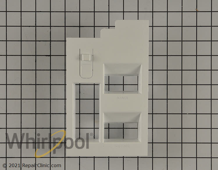Detergent Dispenser Cover W11318757 Whirlpool Replacement Parts