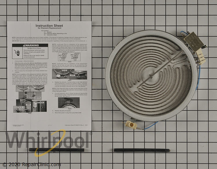 Radiant Surface Element W10823709 | Whirlpool Replacement Parts