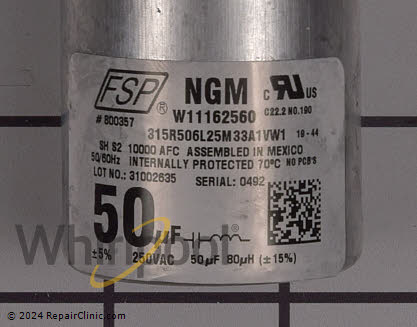 Capacitor W11395618 Alternate Product View
