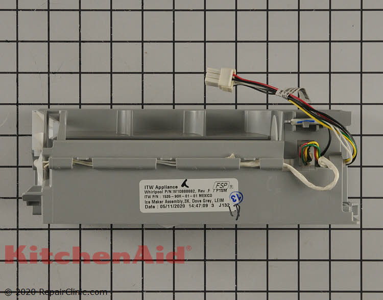Ice Maker Assembly W10908391 KitchenAid Replacement Parts