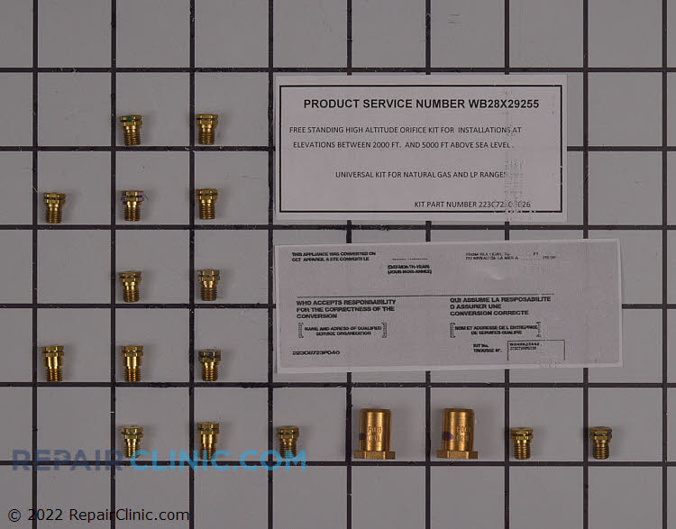 Range/Stove/Oven Conversion Kit WB28X29255 Fast Shipping Repair