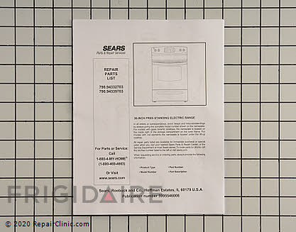 Parts Catalog 5995546008 Alternate Product View