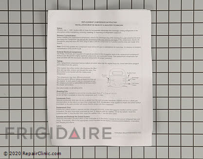Compressor 5304428314 Alternate Product View
