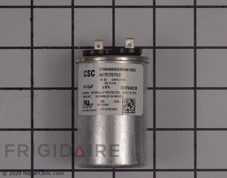 5304515819 Frigidaire Washer/Dryer Combo Capacitor