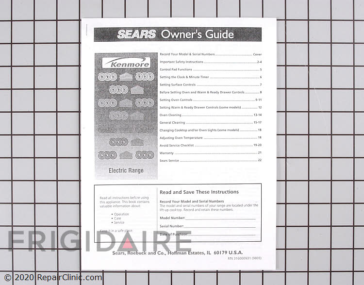 316000931 Manual