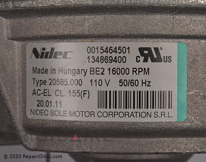 Drive Motor 134869400 Alternate Product View