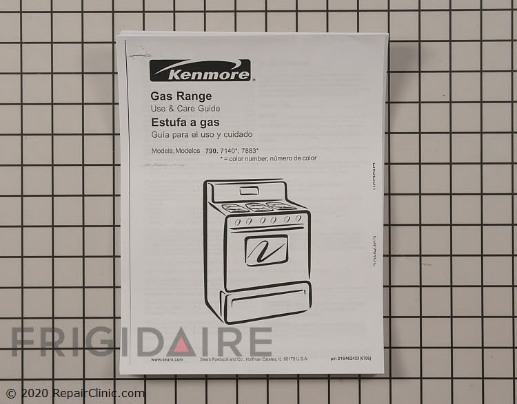316462433 Kenmore Range/Stove/Oven Manual