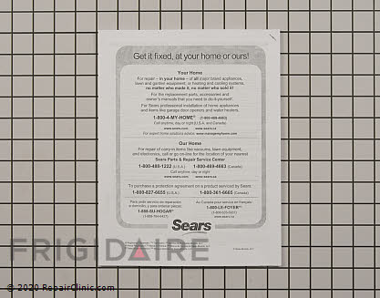 Manual 316417329 Alternate Product View