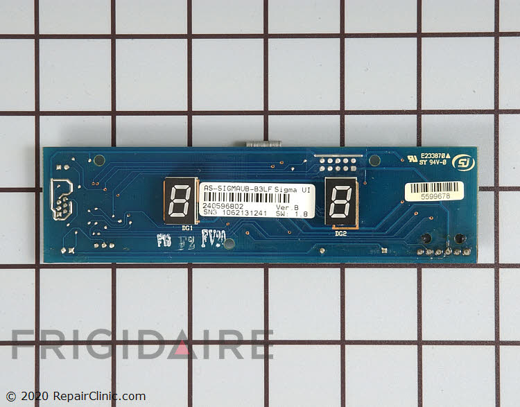 240596804 Refrigerator User Control and Display Board