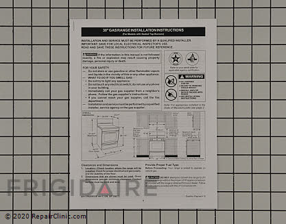 Installation Instructions 316259336 Alternate Product View