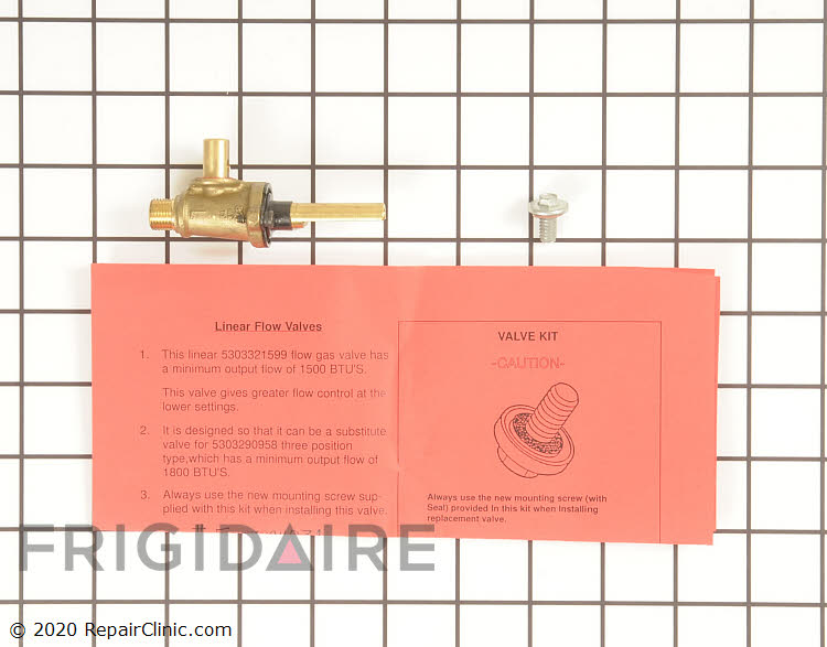 5303935235 Surface Burner Valve