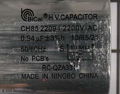 High Voltage Capacitor 5304470539 Alternate Product View