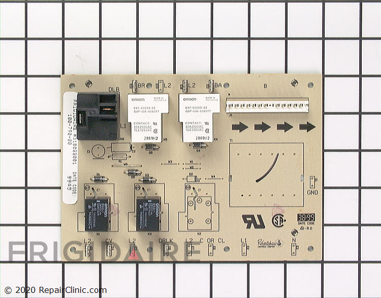 318022001 Frigidaire Range/Stove/Oven Relay Board