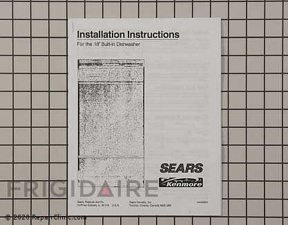 Installation Instructions 154435201 Alternate Product View