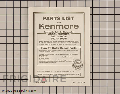 Parts Catalog 5303210979 Alternate Product View