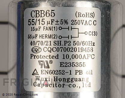 Capacitor 5304476066 | Frigidaire Appliance Parts