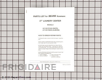 Parts Catalog 5995221636 Alternate Product View