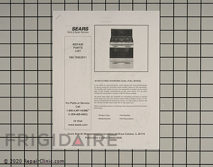 Parts Catalog 5995576906 Alternate Product View