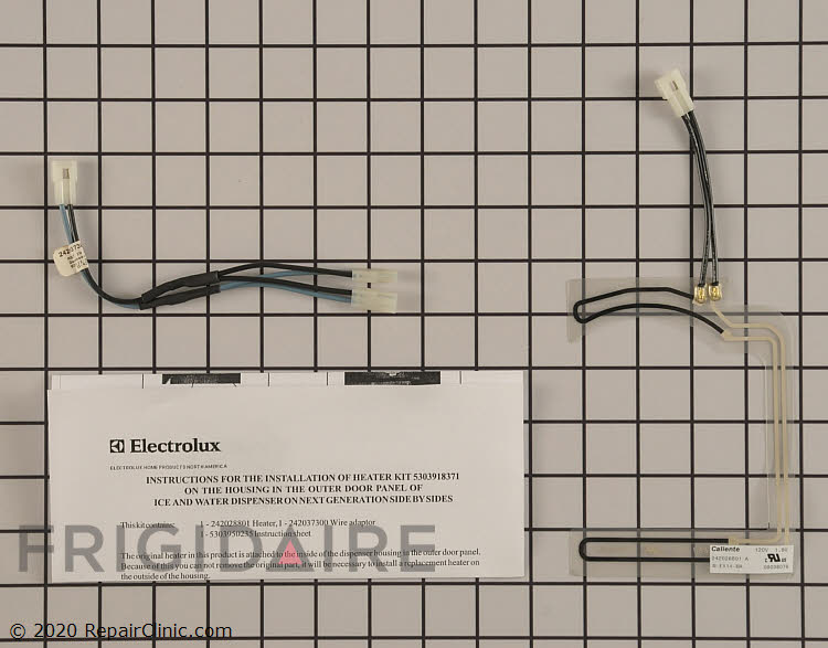 5303918596 Dispenser Housing Heater