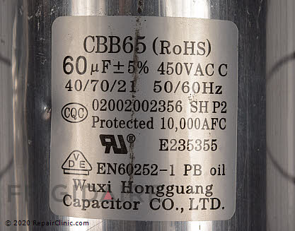 Capacitor 5304472558 Alternate Product View