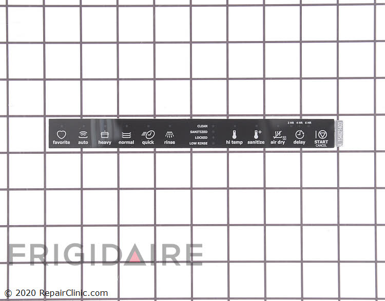 154621403 Electrolux Dishwasher Overlay