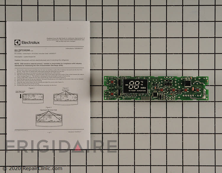 297235200 User Control and Display Board