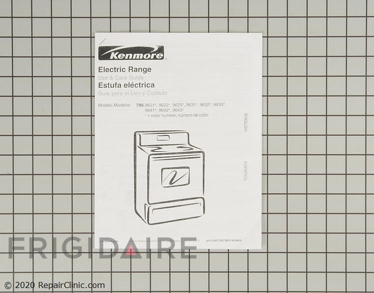 316417207 Kenmore Range/Stove/Oven Manual