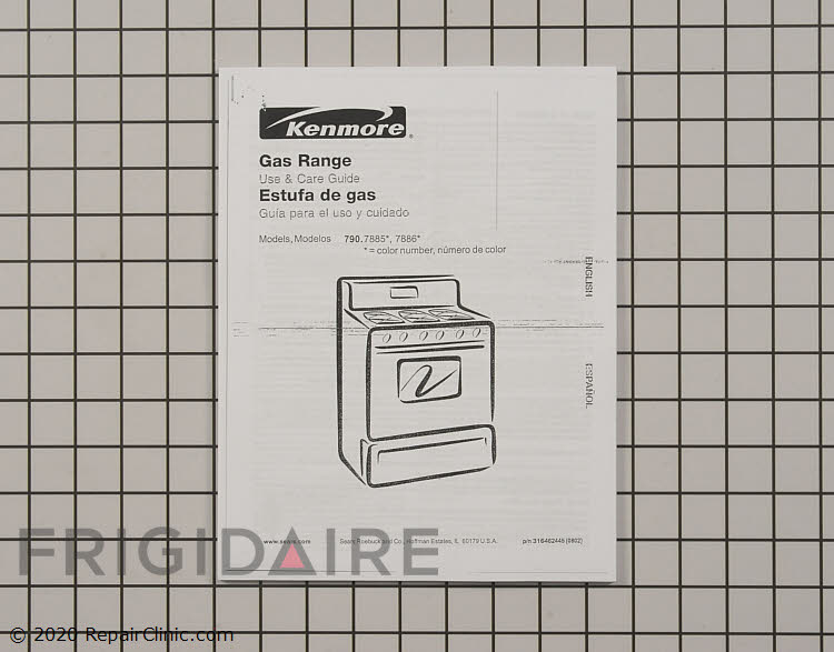 316462445 Kenmore Range/Stove/Oven Manual