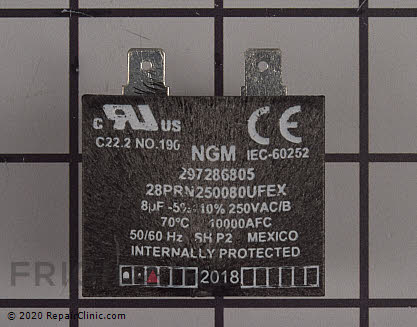 Run Capacitor 297286805 Alternate Product View