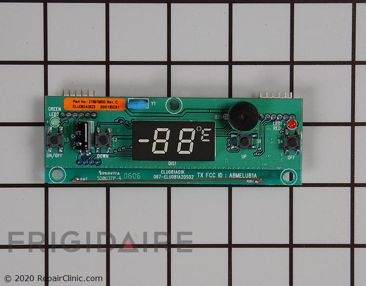 216979600 Kenmore Freezer User Control and Display Board