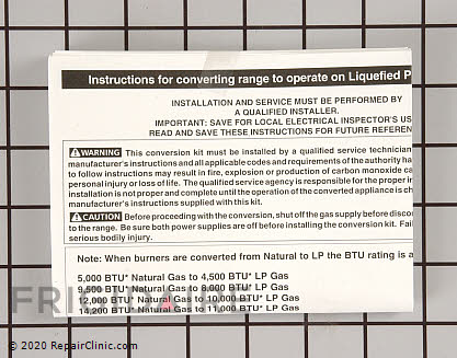 Conversion Kit 316243709 Alternate Product View