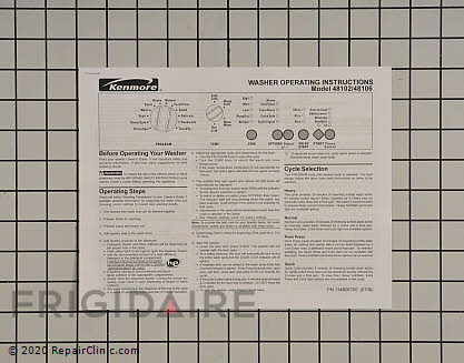 Installation Instructions 134906700 Alternate Product View