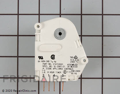 Defrost Timer 218724501 Alternate Product View